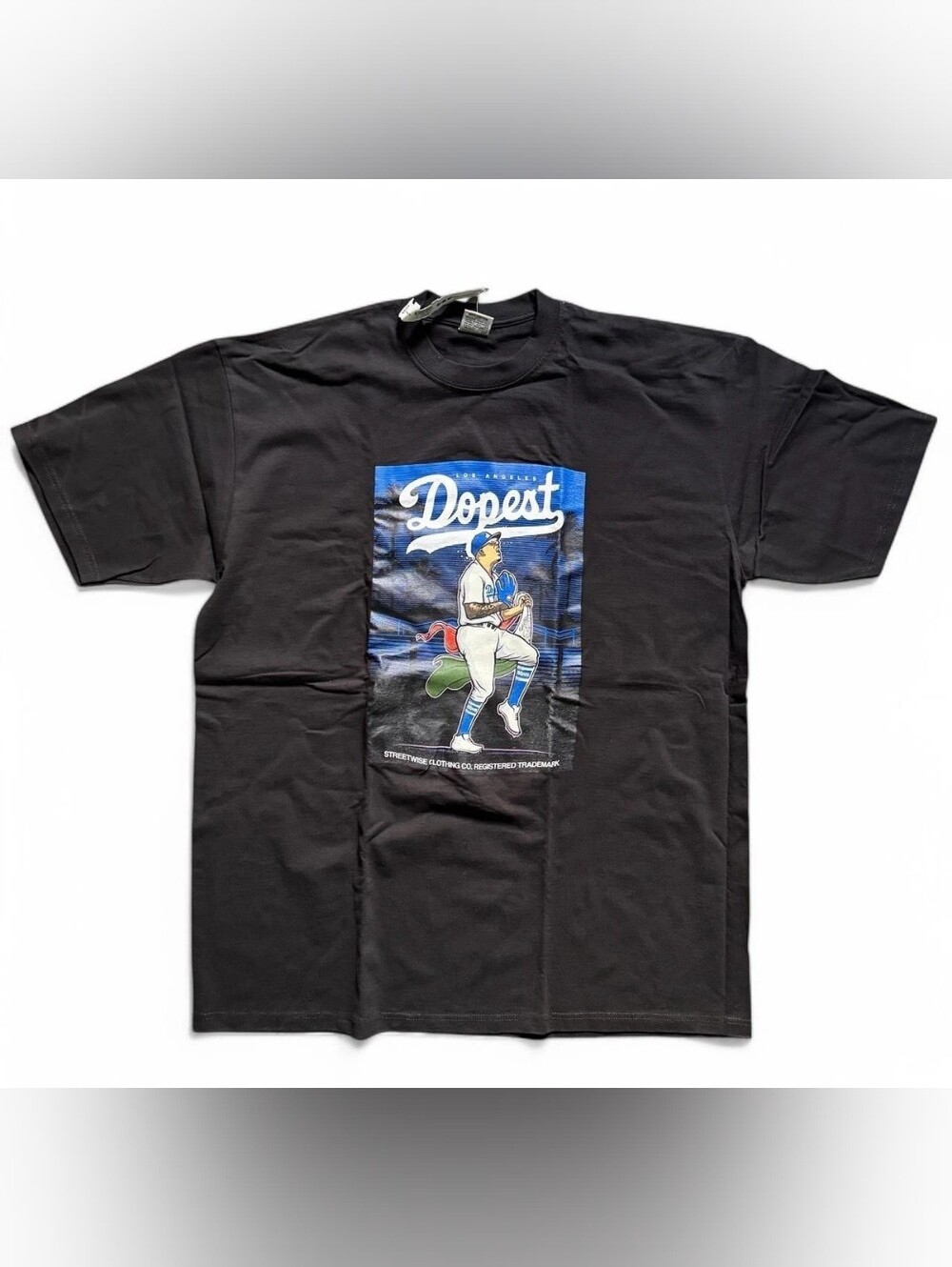 Street Wise Dopest Los Angeles Dodgers Baseball T-shirt